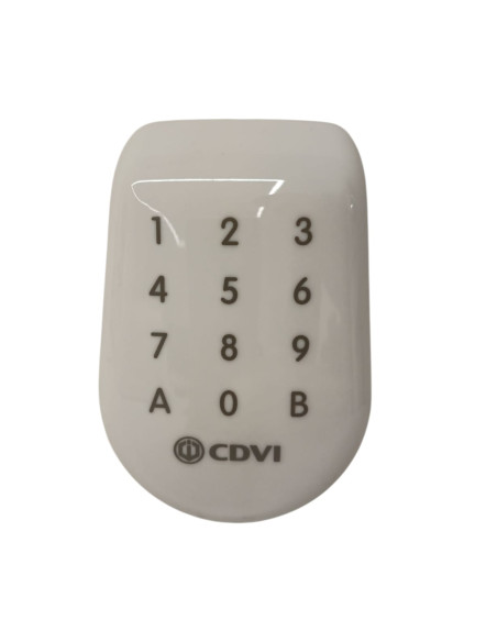 Lecteur de contrôle d'accès CDVI SolarKPW + clavier blanc 125 kHz